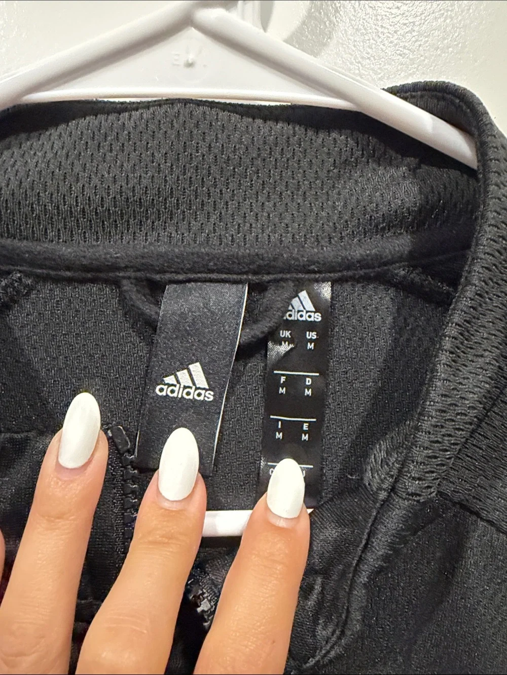 adidas Men’s Dark Gray Full-Zip Performance Jacket